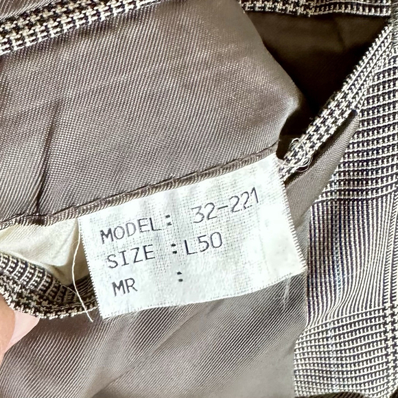 Gerald Austin Men's Plaid Suit Blazer 50L Pants 44L Matching Set - Picture 7 of 16
